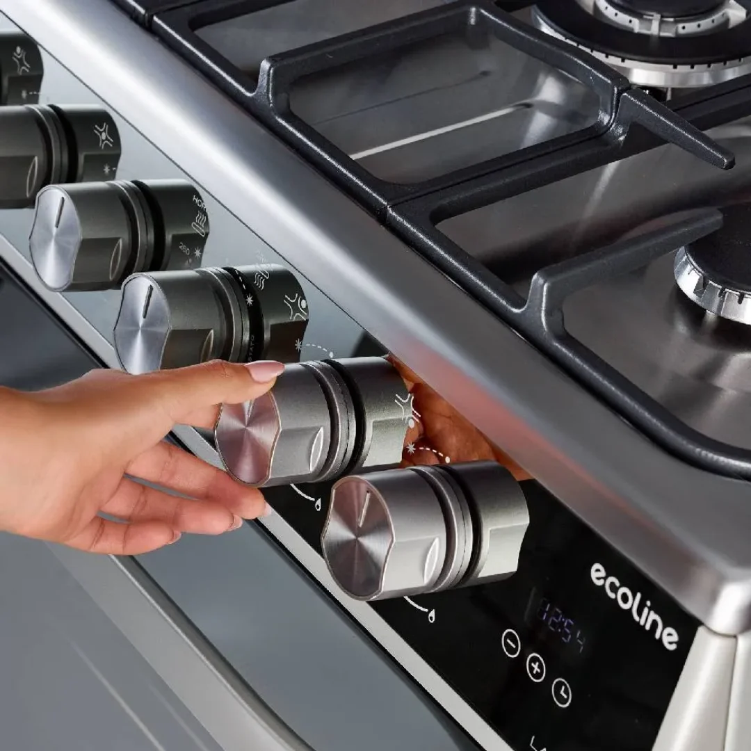 LAVINNIA Inox Cocina a Gas 5 Quemadores